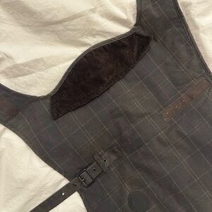 Barbour Tartan Wax Dog Coat, Classic Tartan, size medium